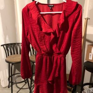 Express ruffle dress